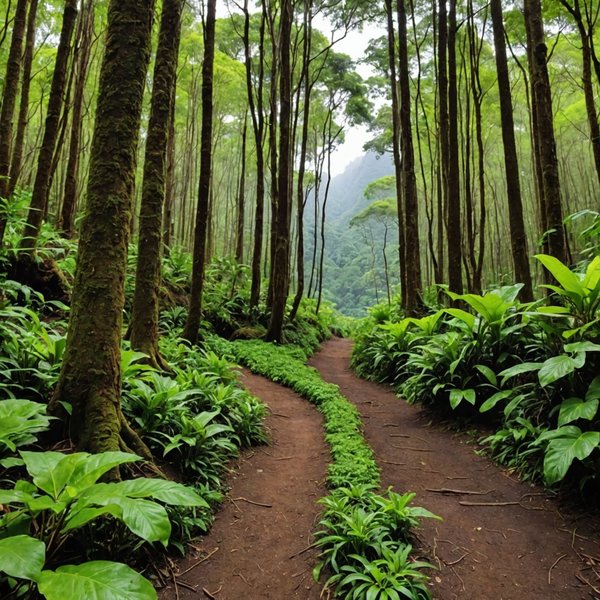 Quels conseils pour une randonnée dans les forêts tropicales d'Hawaï?